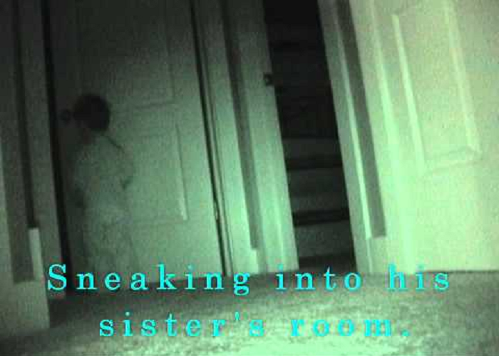 Watch How This 2-Year-Old Boy Sneaks Into His Sister's Room