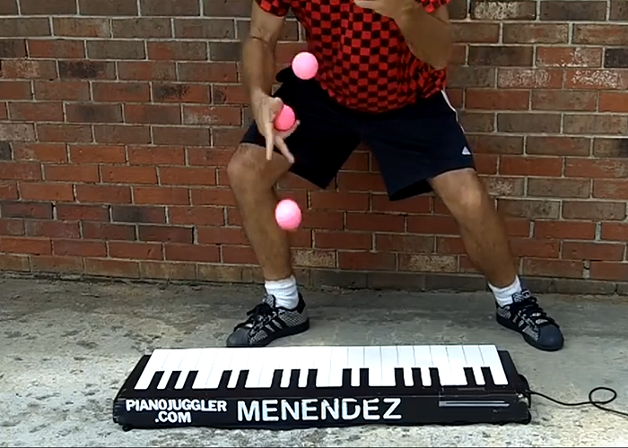 Is He The Worlds Fastest Piano Juggler?