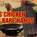 This Man Fries Chicken With His Bare Hands This Man Fries Chicken With His Bare Hands