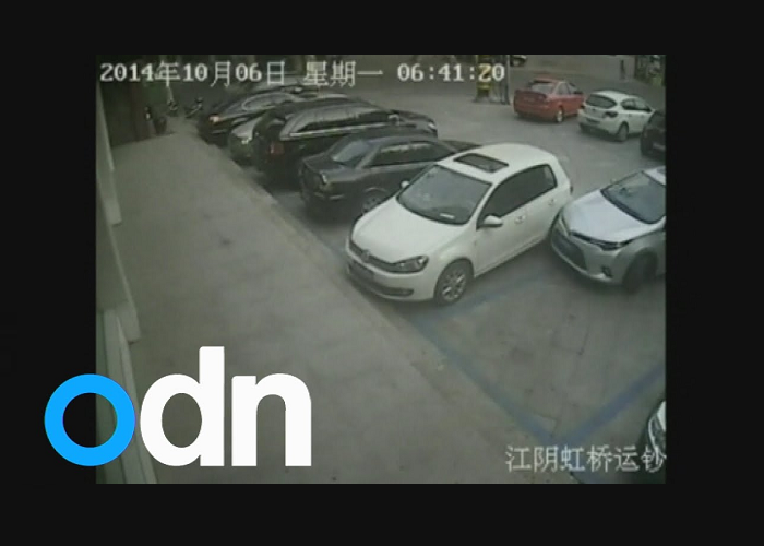 This Man Repeatedly Hits A Parked Car While Reversing Out Of A Space