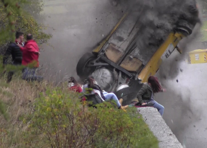 This Is An Unbelievable Crash At Jolly Rally Valle d'Aosta - 2014
