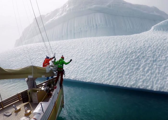 These Professional Ice Climbers Conquer An Iceberg In Greenland