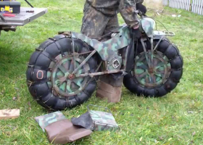 Look At This Unique Russian "All Terrain" Motorbike
