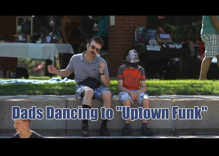 Look At These Dads Dancing To "Uptown Funk"