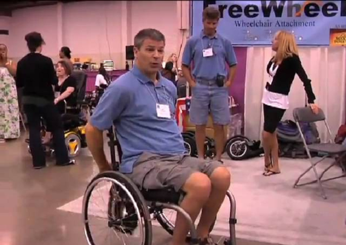 Check Out FreeWheel, A Great Wheelchair Attachment