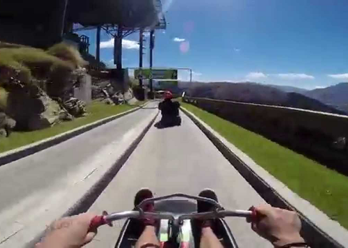 Watch This Guy Doing The Luge Run In Queenstown New Zealand