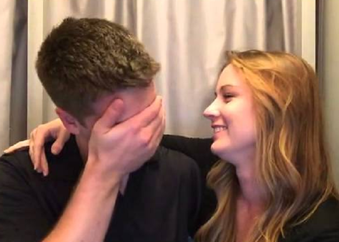 The Wife Surprises Her Husband With Pregnancy Announcement Inside A Photo Booth