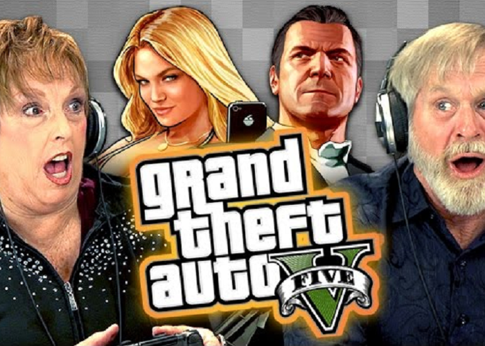 See The Elders Reaction When They Play "Grand Theft Auto V"