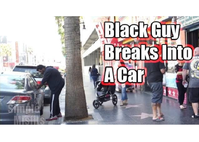 Is There A Difference Between A White Guy Trying To Break Into A Car vs A Black Guy?!