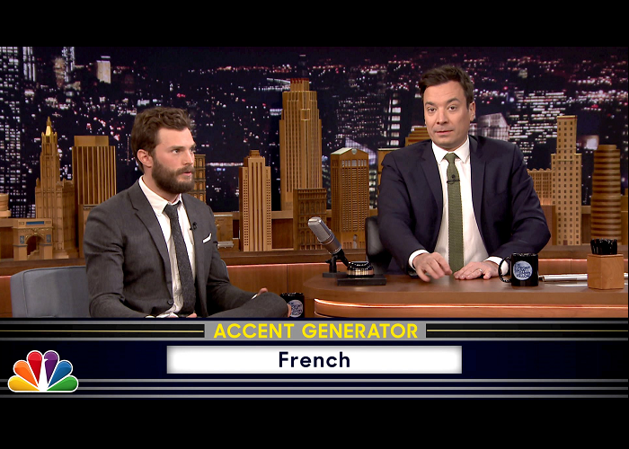 Watch Fifty Accents Of Grey With Jamie Dornan And Jimmy Fallon