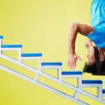 This Man Is Climbing Stairs on His Head — And Somehow Reaches the Top This Man Is Climbing Stairs on His Head — And Somehow Reaches the Top